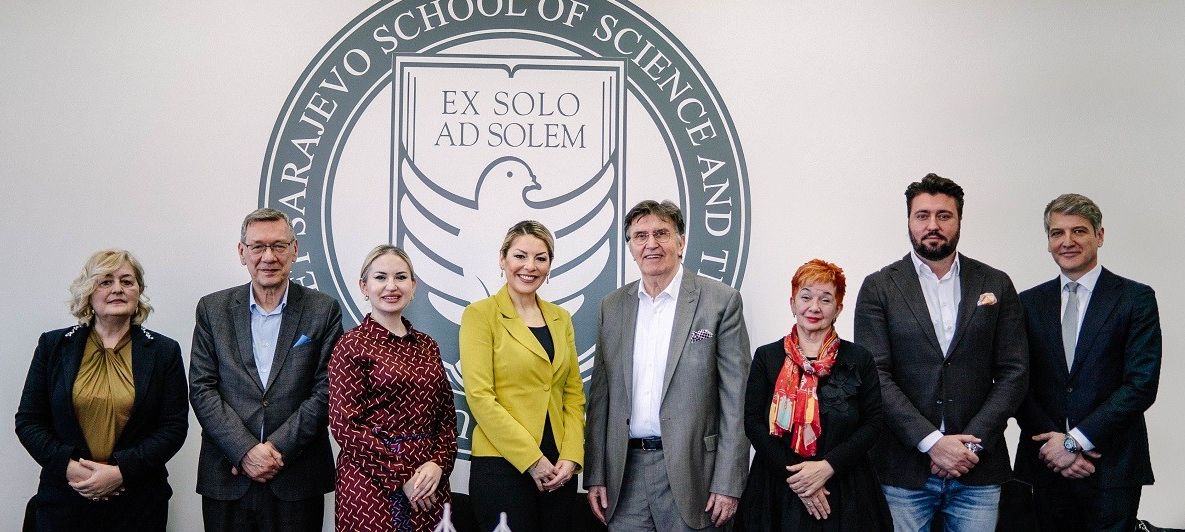 First official visit of Dr. Adna Mesihović, Minister for Science, Higher Education, and Youth of the Sarajevo Canton, to the Sarajevo School of Science and Technology (SSST) University.