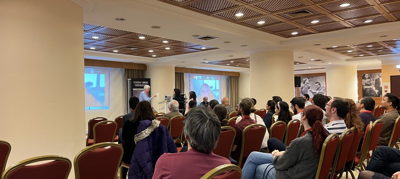 A research paper authored by Prof. Belma Ramić-Brkić, Dean of the Computer Science Department, Senior Teaching Assistant Bojan Mijatović, and Hana Ibrić, a second-year student of the Game Design and Development program, was presented at CSEDU 2025 – the International Conference on Computer Supported Education, held in April this year.